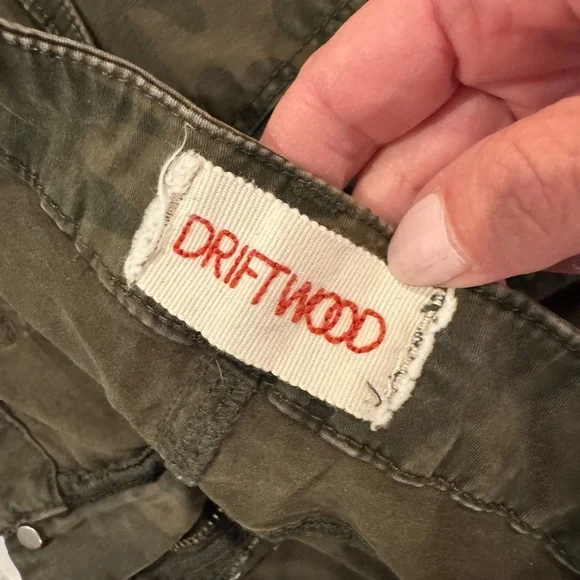 DRIFTWOOD Floral Embroidered Jean Shorts - Picture 6 of 6